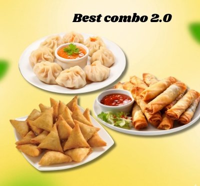 somosa,spring roll & momo Combo 2.0